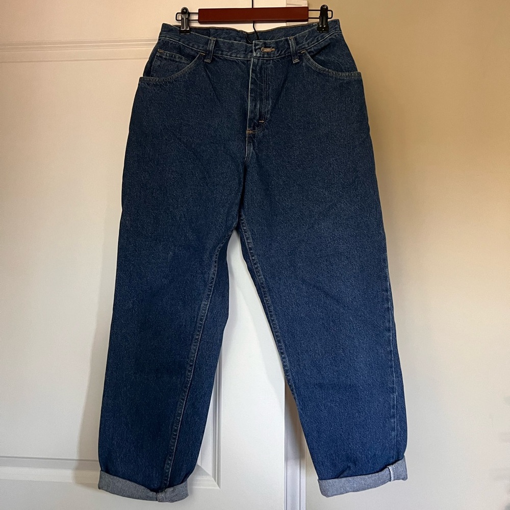 Vintage 80s high rise gitano dark wash denim pants